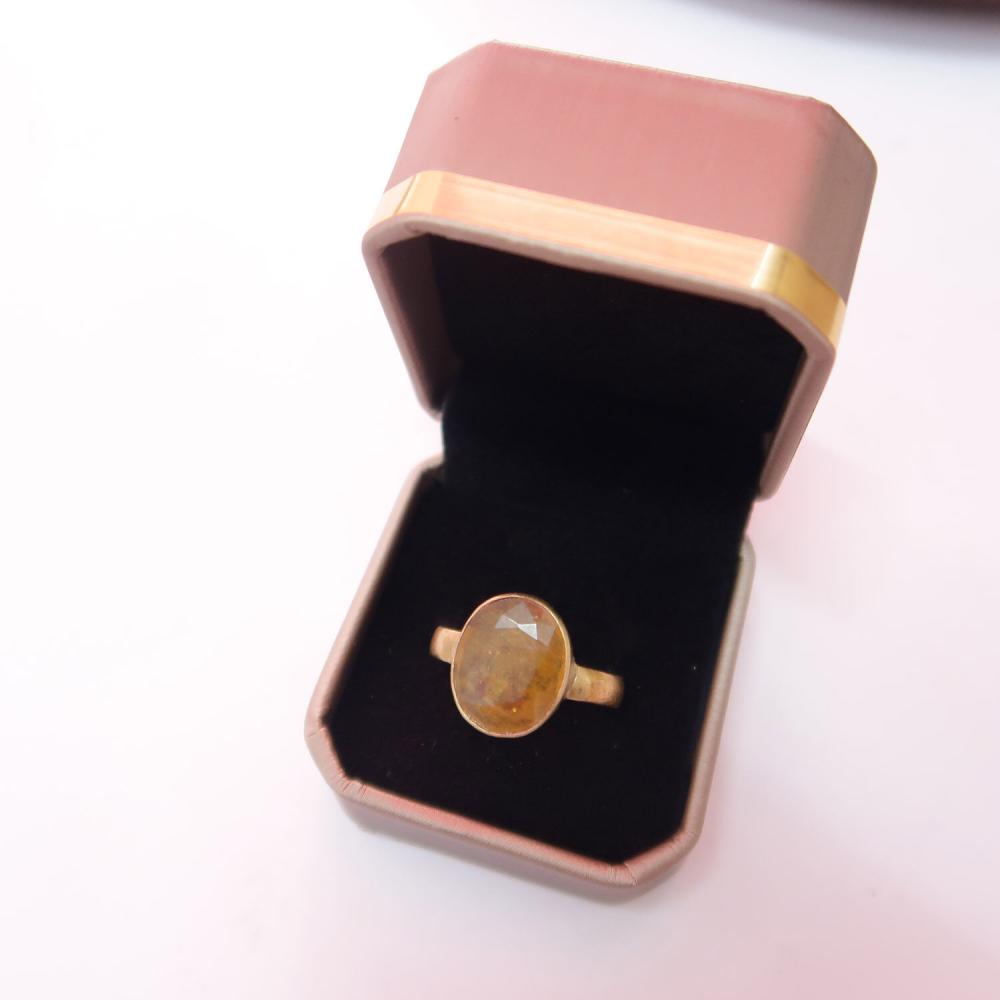 Yellow Sapphire ,natural Certified 4.00-11.00 Ct Yellow Sapphire Astrology  Ring,pukhraj Ring in Copper punchdhatu for Unisex by ABHAY GEMS - Etsy |  Yellow sapphire, Yellow sapphire rings, Rings for men