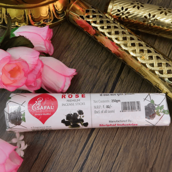 Shri Safal Premium Agarbathi Sticks | Roll Agarbatti | Premium Incense Sticks - 250 Gms Roll