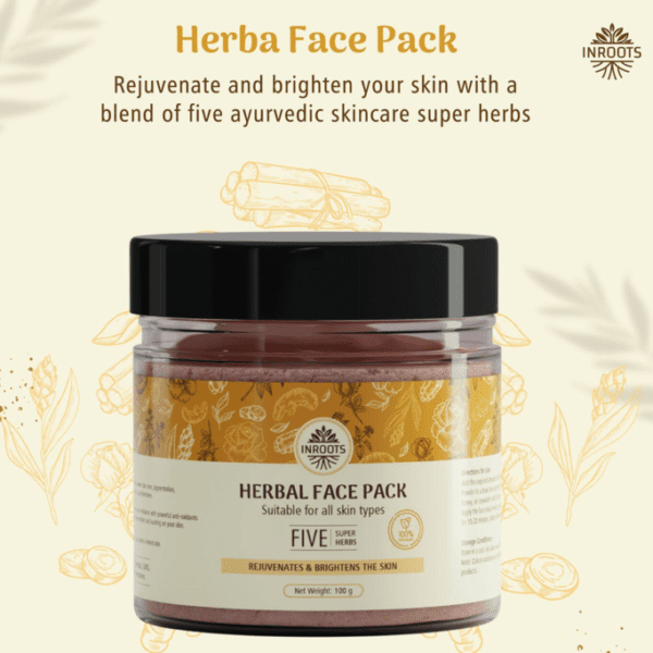 Inroots Herbal Face Pack - 100g