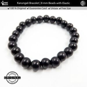 Original Karungali Kattai Bracelet | Black Ebony Wood Bracelet 8MM