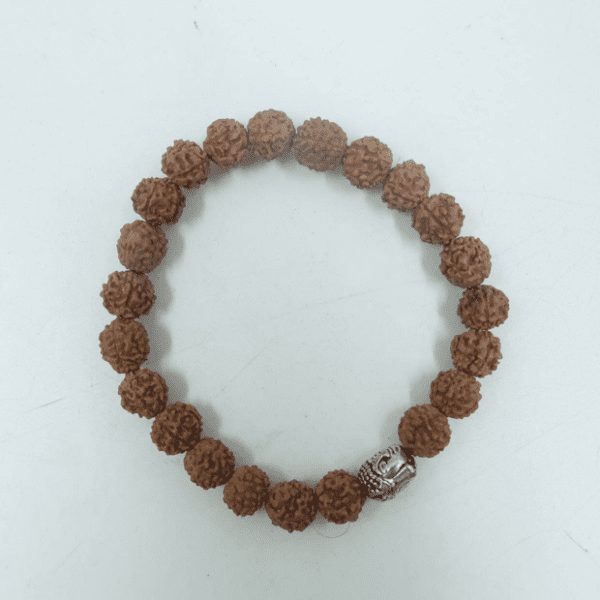 Rudraksha Round Beads  Buddha Bracelet | Rudraksha Bracelet | 5 Face Bracelet