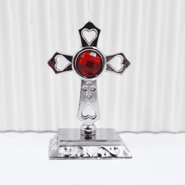 Mix Metal Christian Jesus Christ Cross Symbol for Car Dashboard or Alter