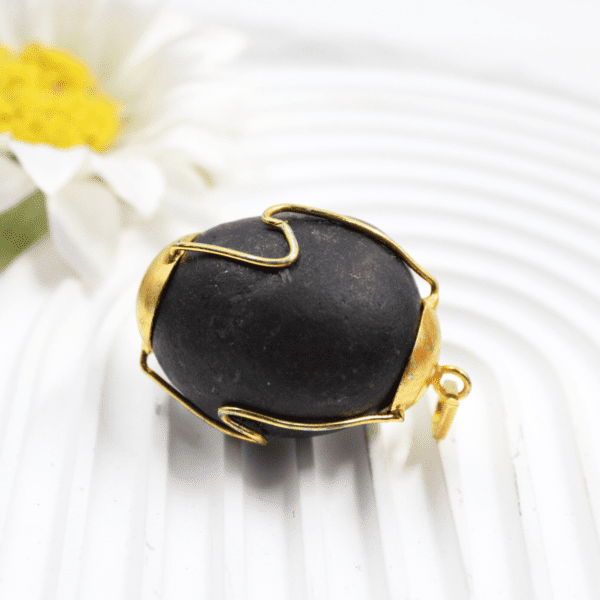 Shaligram Pendant/Locket | Nepal Gandaki River Chakra Saligram (Shaligram Pendant) Locket for Men Women