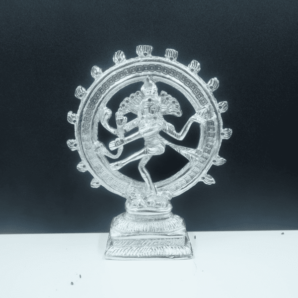 Nataraja White Metal Statue | Natraja Statue Natraja