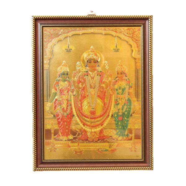 Beautiful Assorted Indian Gold Plated God Wall Frame | Home Decor -  Portrait - L3