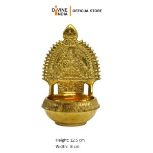 Brass Kuber Kamatchi Villaku Design | Kuber  Diya | Indian Oil Lamp | Diwali Deco