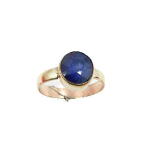 Neelam | Certifed Blue Sapphire Stone | Neelam stone Ring in 5 Metals - Nilam biru