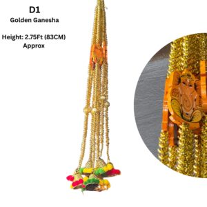 Door Hanging Thoran - Deepavali Decoration | Indian Deco for House | Door Malai 2025- 1 Pair (2 Pcs)