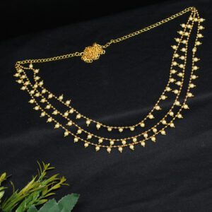 New Gold Kundan Stones Indian Hip Chain for Women | Rantai Pinggul | 100Cm