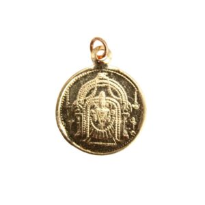 Energized God Perumaal Blaji Silver Polished & Copper Locket ( 1 Inch ) Indian God Locket Pendant