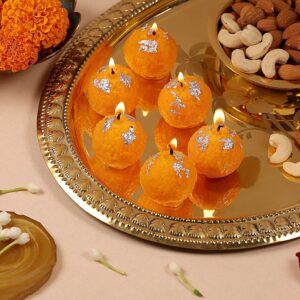 Ladoo Candle  | Indian Sweet Wax Candle Deco