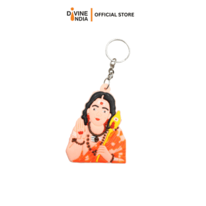New Murugan Colorful Rubber Keychain  - Various Designs | Indian Keychain