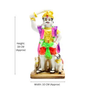 Madurai Veeran By Resin for Pooja Gift Showpiece Vastu, Home Decor, Car | Madurai Veeran Sillai