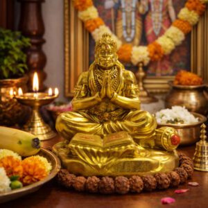 Namaskar Hanuman Ji Statue By Resin for Pooja Gift Showpiece Vastu, Home Decor, Car | Hanuman Idol | Hanuman Silai