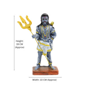 Sangili Karuppar By Resin for Pooja Gift Showpiece Vastu, Home Decor, Car | Sangili Karuppar Sillai