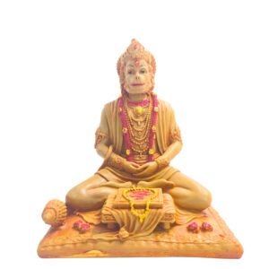 Sitting Hanuman By Resin for Pooja Gift Showpiece Vastu, Home Decor, Car | Bajrangbali Idol | Hanuman Sillai