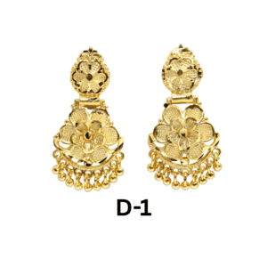New Impon Earrings with Colorful Stones Gold Plated | Indian Aimpon Earring | Subang Bersalut Emas