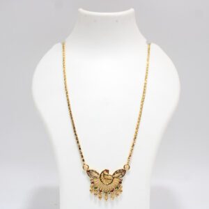 New Impon Premium Dollar Pendent with Chain  | Impon Jewellery | Indian Jewellery | Rantai Emas