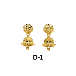 New Impon Gold Plated Earrings with Colorful Stones | Indian Aimpon Earring | Subang Bersalut Emas