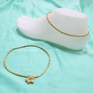 Gold Plated New Premium Design Anklets For Adult  | Indian Anklets | Indian Kolusu | Gelang Kaki