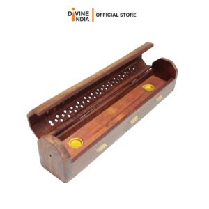 Wooden Incense Stick Holder Cum Dhoop Holder/Agarbatti Box