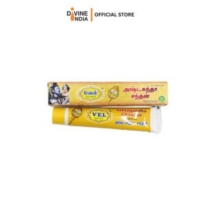 Vel Brand  Ashtagandha Chandan Paste | Indian Prayer Item | Chandan Tika Paste 40g