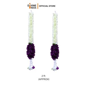 2 Feet Vasal Thoran  - Deepavali Decoration | Indian Deco | Door Vasal | Door Flower Thoran - 1 Pair (2 Pcs)