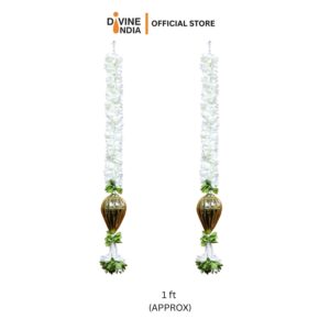 1 Feet Vasal Thoran  - Deepavali Decoration | Indian Deco | Door Vasal | Door Flower Thoran - 1 Pair (2 Pcs)