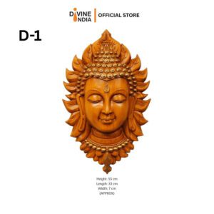 Buddha Wall Hanging Fiber Showpiece | Religious Home & Office Wall Decor Panel | Vastu Spiritual Wall Frame | Home Decor