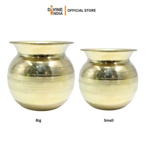New Brass Kalash for Alter or Home | Brass Lotta | Brass Sombu