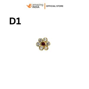 Golden Nose Stud For Women  Various Design | Nose Ring - 1 Piece Only