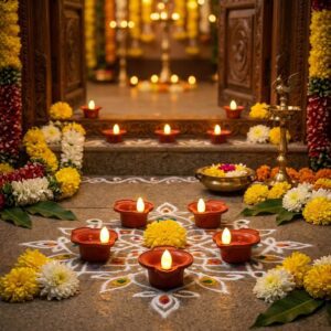 Water Sensor Diya Set Plane Design | LED Villaku Set I Battery Operated (12 pcs)