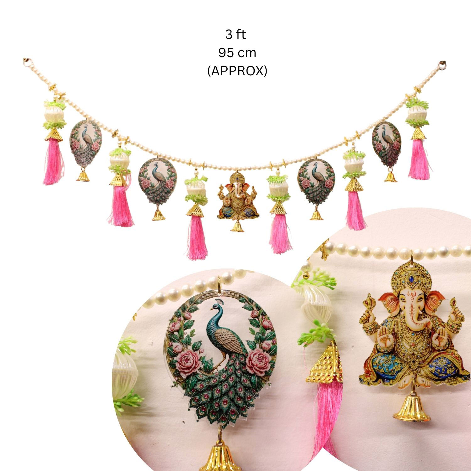 Deepavali Decoration Door Thoran | Beautiful Toran Handicraft Handmade 3 Ft