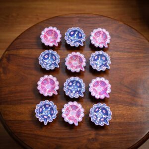 Handmade Deepavali | Festival Terracota Villaku / Oil Lamp / Diya 12 Pc - Deepavali Deco Set 20